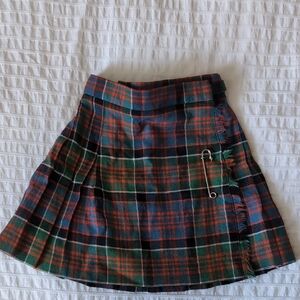 Plaid Tartan Skirt - Multicolor